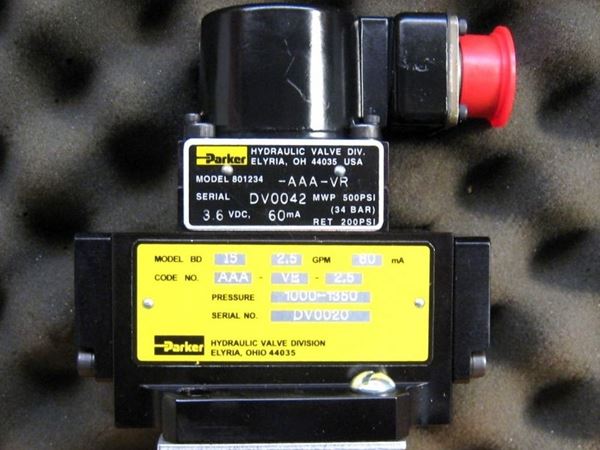Parker to-servoventil BD15 og BD30